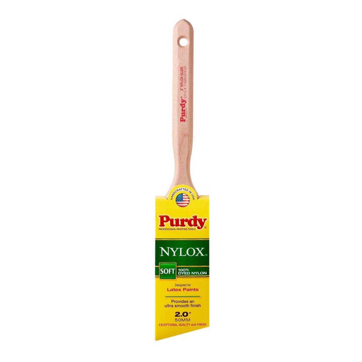 Photos - Putty Knife / Painting Tool Purdy Nylox Glide 2 in. Soft Angle Trim Paint Brush 144152220