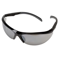Safety Works Anti-Fog Adjustable Safety Glasses Black Lens Black Frame 1 pc