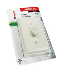 Legrand Rectangle Plastic 1 gang Switch Kit Ivory