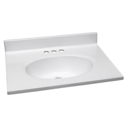 Design House Single White Vanity Top