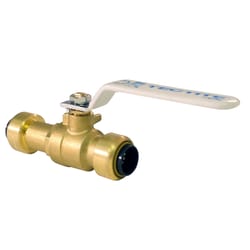 Apollo Tectite 1/2 in. Brass Push Fit Slip Ball Valve Standard Port