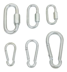 Home Plus Zinc-Plated Steel Snap Hook And Quick Link Set