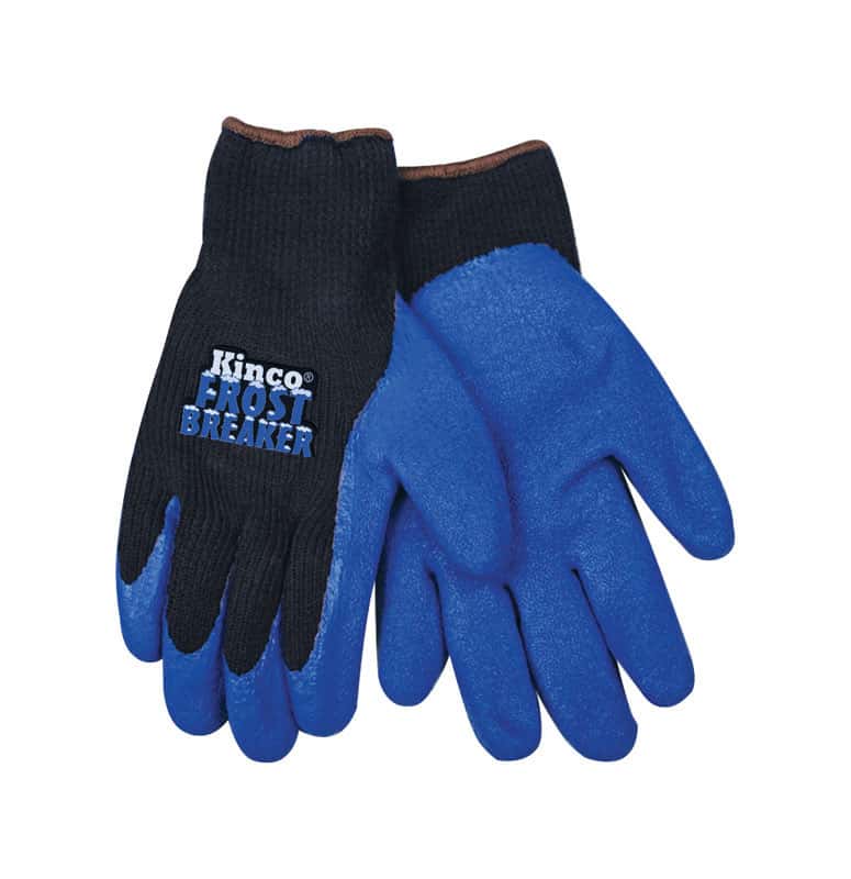 Kinco Men's Indoor/Outdoor Cold Weather Work Gloves Blue L 1 pair Ace