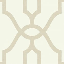 Magnolia Home by Joanna Gaines 20.5 in. W X 396 in. L Woven Trellis Beige Paper Wallpaper