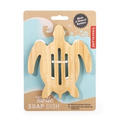 Kikkerland Brown Bamboo Soap Dish
