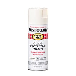 Rust-Oleum Stops Rust Gloss Canvas White Spray Paint 12 oz