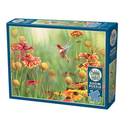 Cobble Hill Rufous Hummingbird Jigsaw Puzzle 500 pc