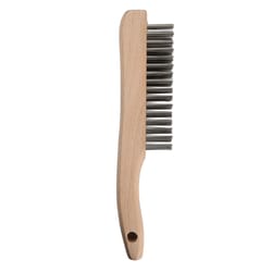 Warner 4 in. W X 10 in. L Stainless Steel Wire Brush