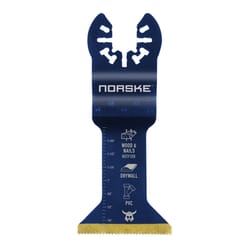 Norske Uni-Fit 1-3/4 in. Titanium-Coated Bi-Metal Oscillating Blade Nail-Embedded Wood 1 each