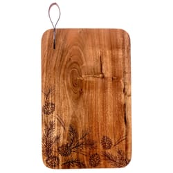 Karma Gifts Etched 11.25 in. L X 7.5 in. W X 0.5 in. Acacia Wood Cutting Board