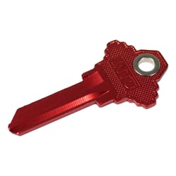 Lucky Line Red Magnetic House Key Blank SC1 Single For Schlage