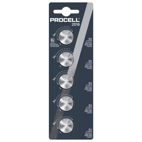 Tenergy CR2016 3V Lithium Button Cells 5 Pack (1 Card)