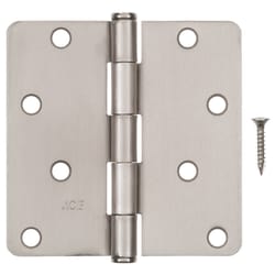 Ace 4 in. L Satin Nickel Residential Door Hinge 1 pk