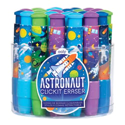 OOLY Click-It Erasers Astronaut Assorted Pencil Eraser 1 pk