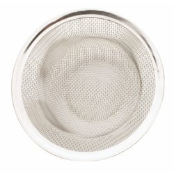 Plumb Pak 3-1/2 in. D Natural Stainless Steel Mesh Strainer Gray