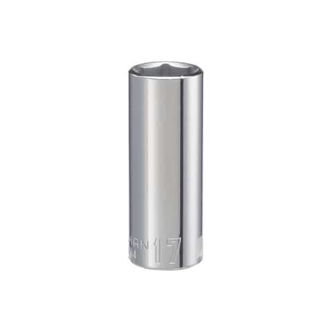 Craftsman 17mm Metric Deep Socket, 3/8-inch Drive, 6-Point