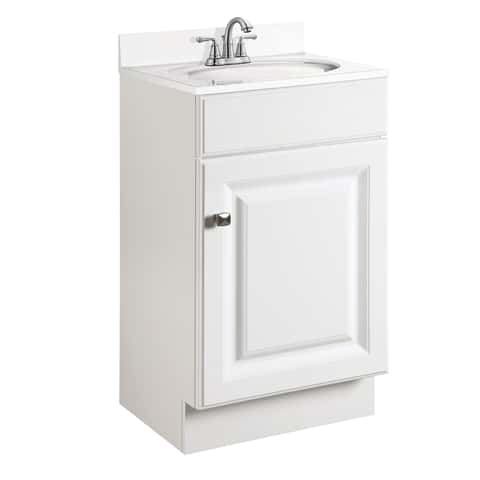 31.5 Bathroom Vanity Cabinet Set Organizer Top Vessel Sink Faucet