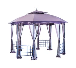 Living Accents Polyester Octagon Gazebo 113.6 ft. H