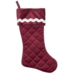 Dyno Red/White Christmas Stocking 20 in.