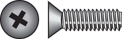 HILLMAN No. 8-32 Ga. X 2 in. L Phillips Flat Head Stainless Steel Machine Screws 100 pk