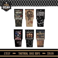 Novelty Inc Tac Gear 30 oz Assorted BPA Free Patriot Insulated Cup
