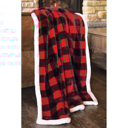 Carstens Inc 68 in. H X 54 in. L Multicolored Polyester Plush Throw Blanket