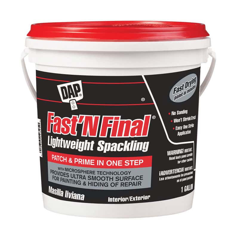 DAP Fast 'N Final Ready to Use White Lightweight Spackling Compound 1