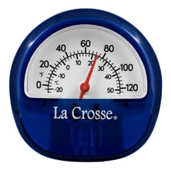 La Crosse Technology Thermometer with Magnet Plastic Blue 1.63 in.
