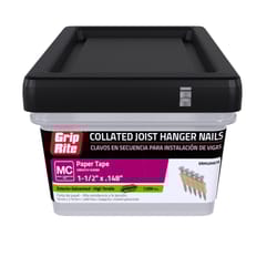 Grip-Rite 1-1/2 in. L X 9 Ga. Angled Strip Hot-Dip Galvanized Joist Hanger Nails 33 deg 1000 pk