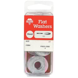 Hillman Zinc-Plated Steel 1/4 in. USS Flat Washer 20 pk Hillman Zinc-Plated Steel 1/4 in. USS Flat Washer 20 pk