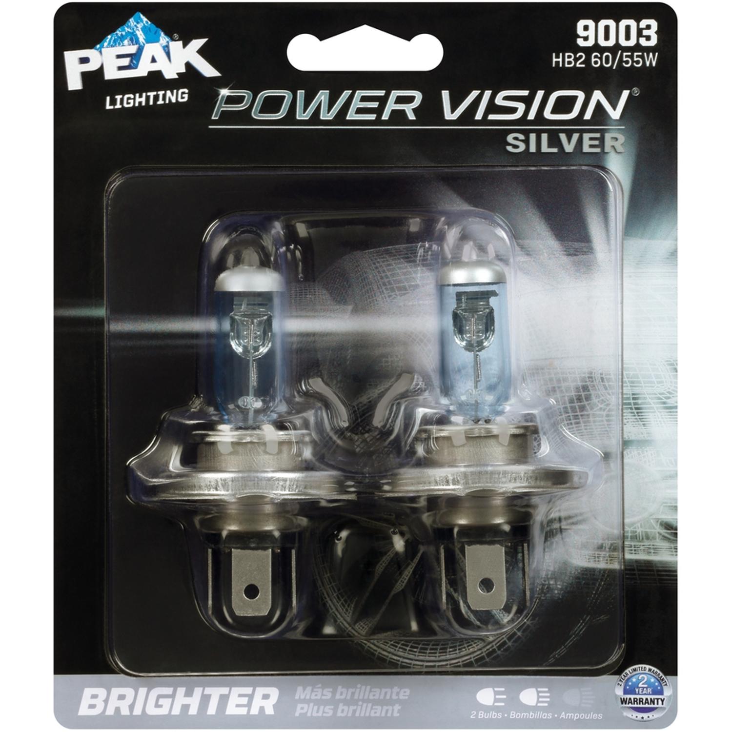 Photos - Light Bulb PEAK Power Vision Halogen High/Low Beam Automotive Bulb 9003 HB2 60/55W 90 