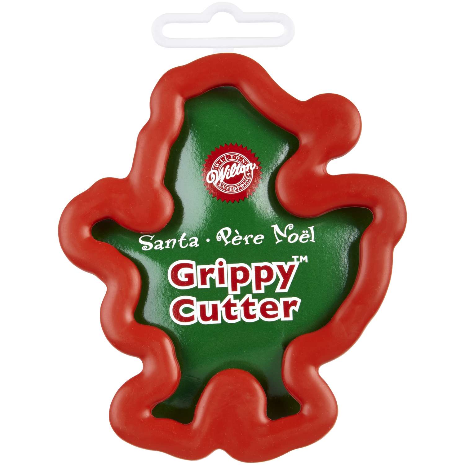 Wilton Grippy Red Plastic Santa Shaped Cookie Cutter Ace Hardware