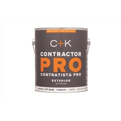 C+K Contractor Pro Semi-Gloss Tint Base Neutral Base Paint Exterior 1 gal