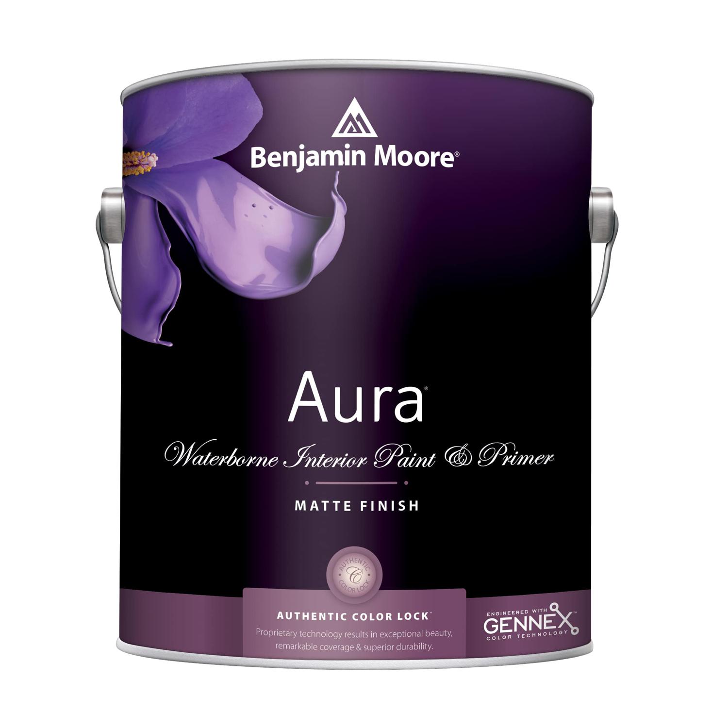 Benjamin Moore Aura Semi-Gloss White Paint and Primer Interior 5 gal - Ace  Hardware