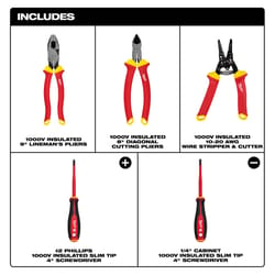 Milwaukee 10.31 in. L Wire Crimper/Cutter Kit