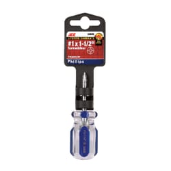 Ace No. 1 X 1-1/2 in. L Phillips Screwdriver 1 pc