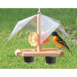 Songbird Essentials Oriole Wood Fruit and Nut Feeder