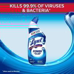 Lysol Complete Clean Power Fresh Scent Toilet Bowl Cleaner 24 oz Gel