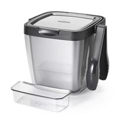 OXO Good Grips Gray Plastic Ice Bucket with Lid