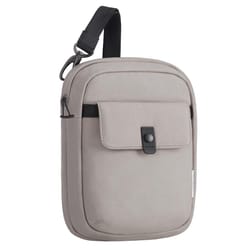 Travelon Gray Crossbody Bag/Duffle Bag 10 in. H X 7.75 in. W