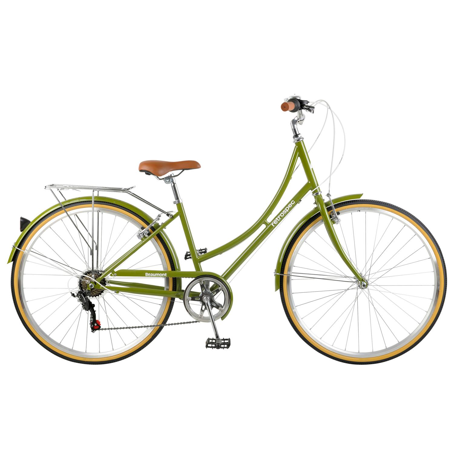 Retrospec Beaumont Unisex City Bicycle Olive Drab Sansujyuku sansujyuku.com