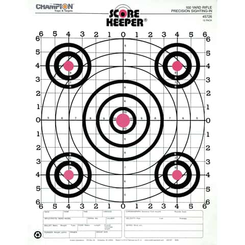 Champion Sight-In Target 12 pk - Ace Hardware