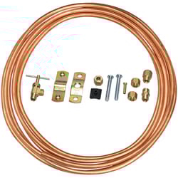 Homewerks 1/4 in. Compression in. X 1/4 in. D Compression 25 ft. Copper Ice Maker Supply Line Kit