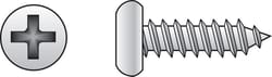 HILLMAN No. 8 Ga. X 1/2 in. L Phillips Pan Head Sheet Metal Screws 100 pk
