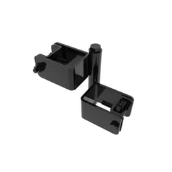 Fortress Building Products Versai 2 in. L Powder Coated Black Steel Gate Hinge 1 pk