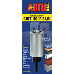 ARTU 2-1/2 in. Carbide Grit Hole Saw Kit 1 pc