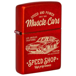 Zippo Red Muscle Car Lighter 2 oz 1 pk