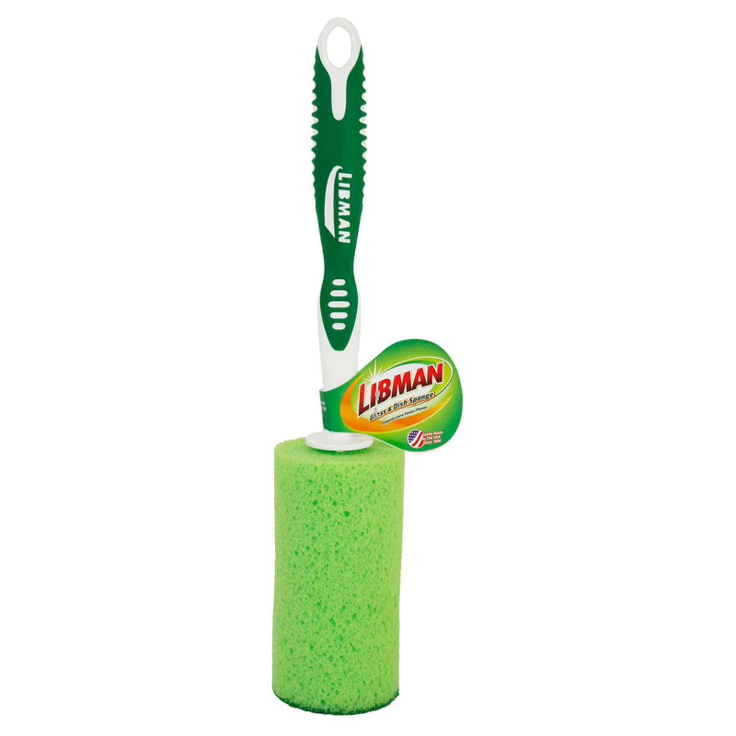 Libman Kitchen Brush - Green, Dish Brush with No Slip Rubber Handle,  Recycled PET Bristles, Dishwasher Safe - Assembled in the Kitchen Brushes  department at