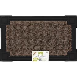 GrassWorx Clean Machine 24 in. W X 36 in. L Brown Wrought Iron AstroTurf  Door Mat