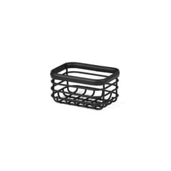 Spectrum Ashley 2.75 in. L X 3.75 in. W X 2 in. H Black Packet Basket